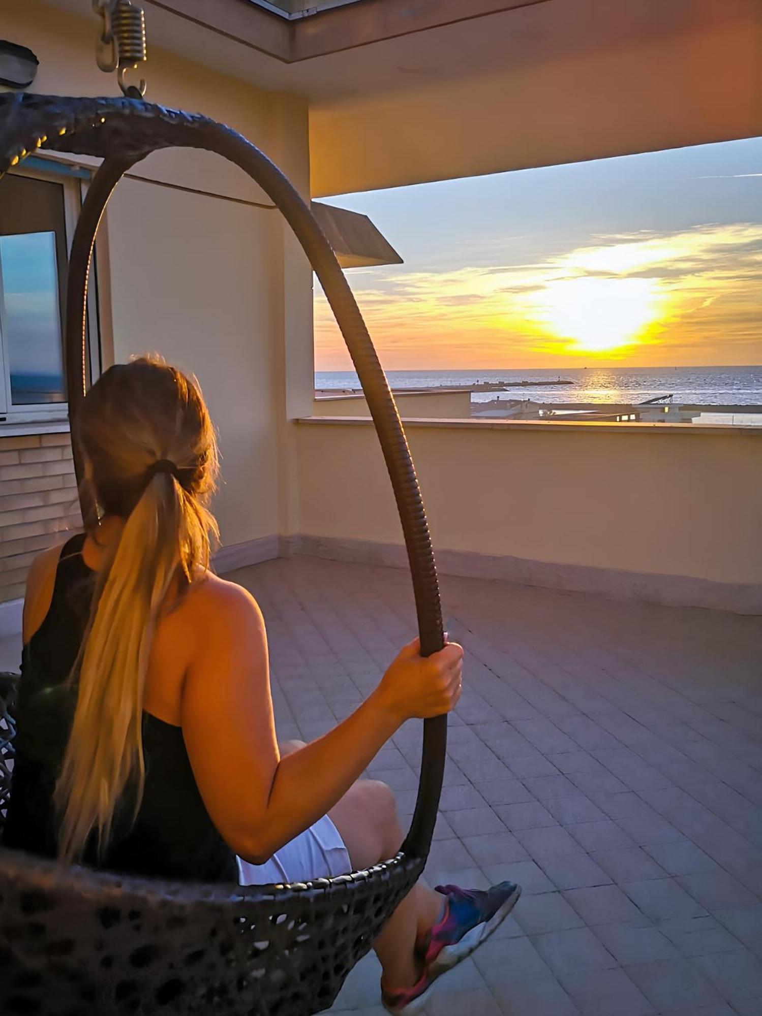 Vuel Sea View House -10 Minutes From The Airport Fiumicino Apartment Luaran gambar
